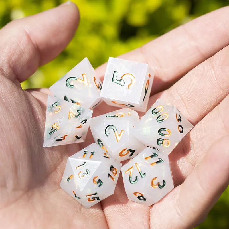 Galaxy Series Handmade Polyhedral Dice Set – Explore the Cosmos at Your Table