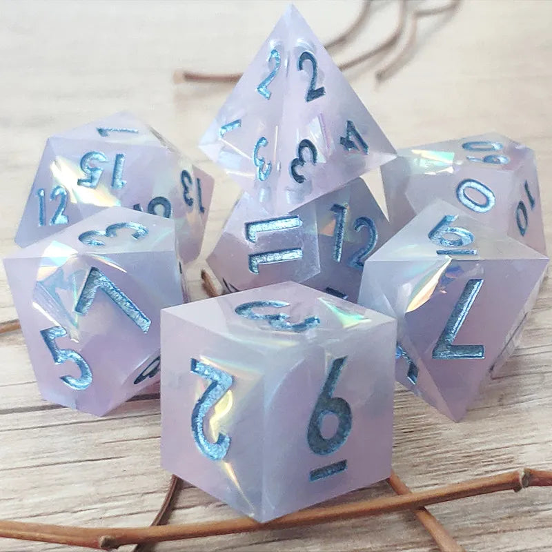 Galaxy Series Handmade Polyhedral Dice Set – Explore the Cosmos at Your Table