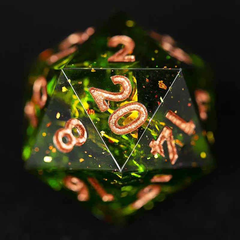 Galaxy Series Handmade Polyhedral Dice Set – Explore the Cosmos at Your Table