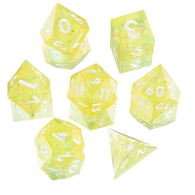 Galaxy Series Handmade Polyhedral Dice Set – Explore the Cosmos at Your Table