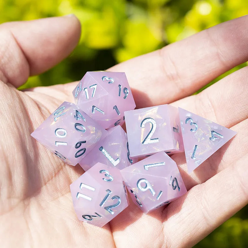 Galaxy Series Handmade Polyhedral Dice Set – Explore the Cosmos at Your Table