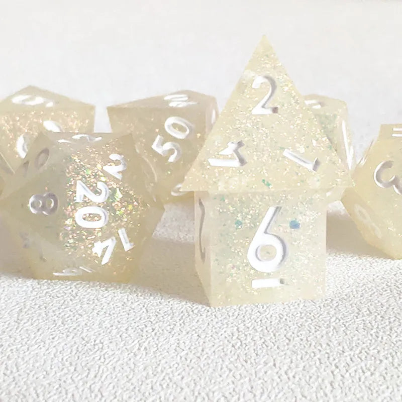 Galaxy Series Handmade Polyhedral Dice Set – Explore the Cosmos at Your Table